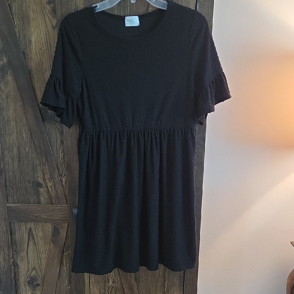 Elegant Black Midi Dress